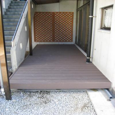 人工木材 樹の木Ⅲ 施工後